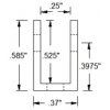 פרופיל מיני של Actobotics - אורך 3.85" (4.225")