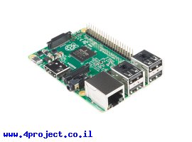 תמונה של מוצר כרטיס פיתוח - Raspberry Pi 2 - דגם B