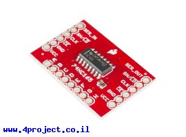 תמונה של מוצר שבב הזזה 8bit Parallel In/Serial Out 74HC165 על כרטיסון