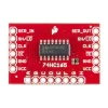 שבב הזזה 8bit Parallel In/Serial Out 74HC165 על כרטיסון