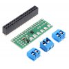 בקר מנוע DC ל-2 מנועים עד 1.2A - רכיב DRV8835 - צורת תוסף ל-Raspberry PI