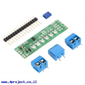 בקר מנוע DC ל-2 מנועים עד 1.2A - רכיב DRV8835 - צורת מגן Arduino