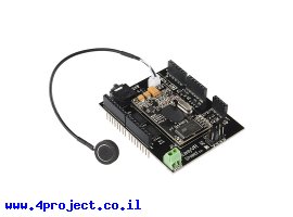 תמונה של מוצר מגן Arduino לזיהוי קול EasyVR 2.0