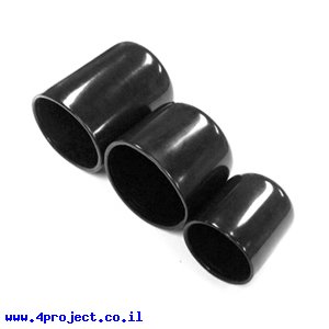מכסה גומי - קוטר 0.25" / עומק 0.5"
