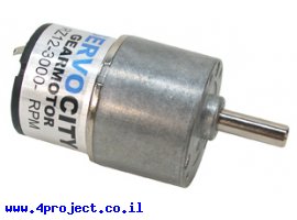 מנועי DC בקוטר 37 מ"מ, 12V