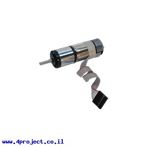 מנוע 22Dx63L מהירות 350rpm @ 12V עם מקודד