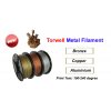 פלסטיק למדפסת תלת-מימד - מתכת - ברונזה 1.75mm