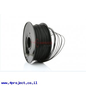 פלסטיק למדפסת תלת-מימד - שחור - Conductive ABS 1.75mm - לפי מטר