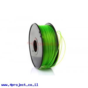 פלסטיק למדפסת תלת-מימד - ירוק - PETG 1.75mm - לפי מטר