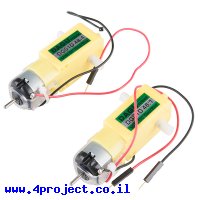 מנוע חובבים 140rpm @ 4.5V - ישר - זוג