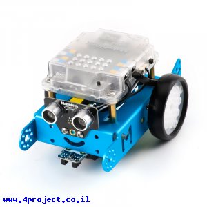 קיט רובוטיקה למתחילים - mBot v1.1 כחול - גרסת Bluetooth