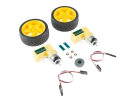 תמונה של מוצר גלגל 65x25 + מנוע + מקודד - ערכה של 2