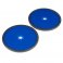 גלגל פלסטיק 127 מ"מ (5") לתבנית חורים 0.770" - כחול - זוג