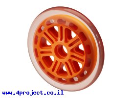 תמונה של מוצר גלגל סקייטים 125 מ"מ - כתום