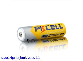 תמונה של מוצר סוללה 18650 - Li-Ion 3.7V/2600mAh/1-5C