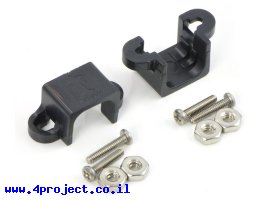 תמונה של מוצר מחזיק מנוע מיקרו קצר שחור - זוג