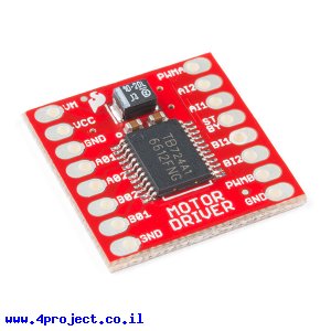 בקר מנוע DC ל-2 מנועים עד 1A - רכיב TB6612FNG - מוצר של SparkFun
