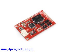 תמונה של מוצר בקר מנוע DC ל-2 מנועים עד 2A כולל בקר ATMega328