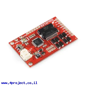 בקר מנוע DC ל-2 מנועים עד 2A כולל בקר ATMega328