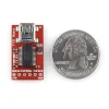 צורב Arduino - כרטיס FTDI Basic 3.3V בלי מחבר 6 פינים
