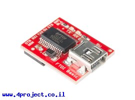 תמונה של מוצר צורב Arduino - כרטיס FTDI Basic 5V