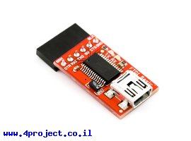 תמונה של מוצר צורב Arduino - כרטיס FTDI Basic 5V גרסה ארוכה
