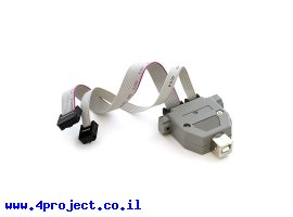 תמונה של מוצר צורב AVR/Microchip תואם STK500 עם ממשק USB