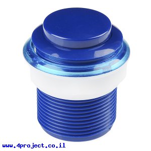 כפתור לחיצה 33 מ"מ - כחול