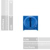 נגד משתנה - 10KOhm עם ידית