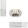 מחבר JST 2-pin ל-LilyPad