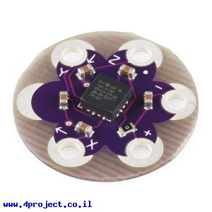 חיישן תאוצה שלושה צירים +/-3g דגם ADXL335 ל-LilyPad