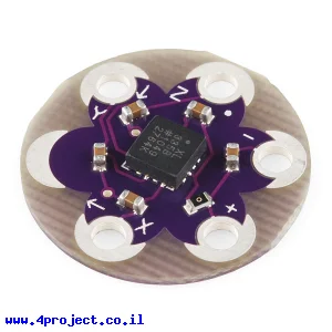 חיישן תאוצה שלושה צירים +/-3g דגם ADXL335 ל-LilyPad