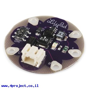 ספק כח LiPo ל-LilyPad מבוסס על NCP1400