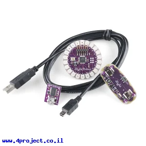כרטיס פיתוח Arduino - ערכת התחלה ל-LilyPad