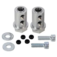 מחזיק גלגל עם חיבור משושה 12 מ"מ לציר 4 מ"מ