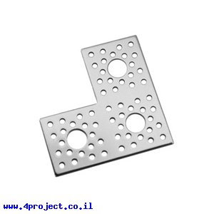 חיבור שטוח זוויתי 90 מעלות לפרופיל 1.50"