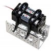 מחזיק בית סוללות 4xAA לפרופיל Actobotics - דגם C