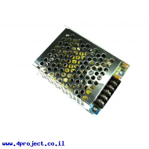 ספק כח ממותג 12V/2A - זיווד מתכתי 85x58x36