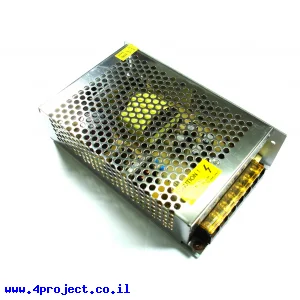 ספק כח ממותג 12V/10A - זיווד מתכתי 160x98x38