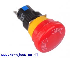 תמונה של מוצר מפסק חרום 16 מ"מ - LA16-11ZS/A