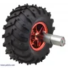 מנוע 20Dx42L מהירות 250rpm @ 6V - ציר קצר