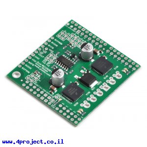 מגן Arduino - בקר לשני מנועי DC עד 28V/3A