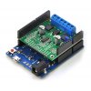 מגן Arduino - בקר לשני מנועי DC עד 28V/3A