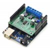 מגן Arduino - בקר לשני מנועי DC עד 28V/3A