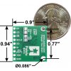 כרטיסון עם מחבר כרטיסי זכרון microSD למערכות של 5V