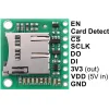 כרטיסון עם מחבר כרטיסי זכרון microSD למערכות של 5V