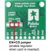 כרטיסון עם מחבר כרטיסי זכרון microSD למערכות של 5V