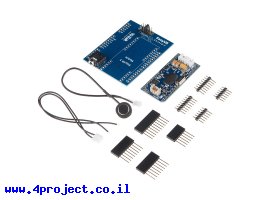 תמונה של מוצר מגן Arduino לזיהוי קול EasyVR 3.0