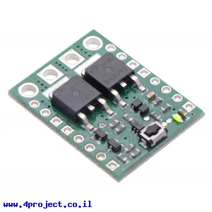 מפסק MOSFET 4.5-40V/8A - עם לחצן ומעגל נעילה