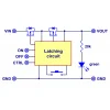 מפסק MOSFET 4.5-40V/8A - עם לחצן ומעגל נעילה